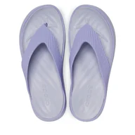 Klapki i japonki damskie - Japonki Crocs Getaway Groove Platform Flip 210700 Fioletowy - miniaturka - grafika 1