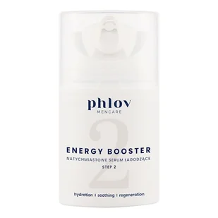Phlov - Mencare - Step 2. Energy Booster - Natychmiastowe Serum Łagodzące - Men Energy Booster - Dla Mężczyzn - Kosmetyki do pielęgnacji twarzy męskie - miniaturka - grafika 1