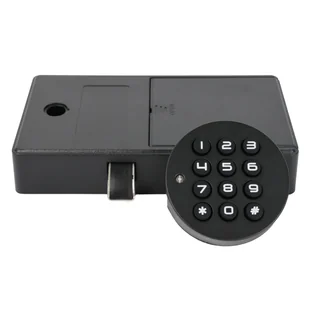 Zamek szyfrowy z czytnikiem kart RFID F029R, aluminium, czarny - Zamki i wkładki - miniaturka - grafika 1