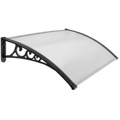 Daszki nad drzwi - GOCKOWIAK Daszek Sano 80 x 120 cm Czarny - miniaturka - grafika 1