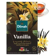Herbata - Dilmah Wanilia herbata czarna aromatyzowana Vanilla 20 torebek - miniaturka - grafika 1