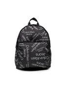Torby na laptopy - Calvin Klein Jeans Plecak Stack Logo Aop Backpack IU0IU00273 Czarny - miniaturka - grafika 1
