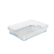 Pudła i pojemniki do przechowywania - Koszyk z funkcją antypoślizgową Jonas A4 niebieski keeeper - miniaturka - grafika 1