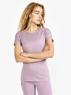 Koszulki sportowe damskie - Koszulka damska Craft ADV Essence Slim SS Purple L - miniaturka - grafika 1