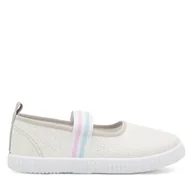 Buty dla dziewczynek - Kapcie Nelli Blu CM230216-4 Srebrny - miniaturka - grafika 1