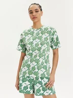 Koszulki i topy damskie - Puma T-Shirt Ess+ Blossom 679493 Zielony Relaxed Fit - miniaturka - grafika 1