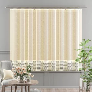 Firanka siatka gotowa na taśmie z gipiurą Karolina 250 x 160 [cm] - Firany - miniaturka - grafika 1
