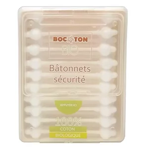 Bocoton FABRIQUE POUR HYDRA BEAUTY & CLEAN patyczki kosmetyczne z ogranicznikiem x 60szt - Waciki, płatki i patyczki kosmetyczne - miniaturka - grafika 1
