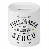 Skarbonki - Dla Pielęgniarki Skarbonka na Urodziny na Prezent z Nadrukiem ze Zdjęciem + Opakowanie na prezent (wzór 02) - miniaturka - grafika 1