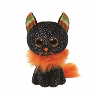 Maskotki i pluszaki - Boos maskotka Morticia - czarny kot 15cm Ty - miniaturka - grafika 1