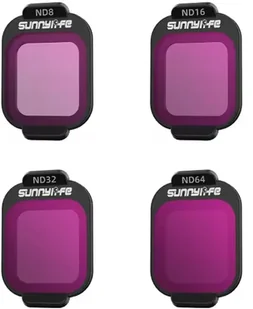 4X FILTR SZARY NATURALNY NEUTRAL-DENSITY ND8 ND16 ND32 ND64 DO DRONA DJI FLIP - ZESTAW Z ETUI - Akcesoria do drona - miniaturka - grafika 1