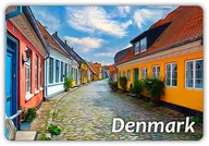 Magnesy - DANIA - Domki - Uliczka - Kamienice - Magnes na lodówkę - miniaturka - grafika 1