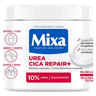 Mixa Urea Cica Repair+ Balsam Balsamy do ciała 400 ml - Balsamy i kremy do ciała - miniaturka - grafika 1
