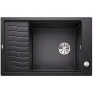 Zlewozmywaki - Blanco ELON XL 6 S Silgranit PuraDur Antracyt odwracalny korek auto. InFino kratka ociekowa 524834 - miniaturka - grafika 1