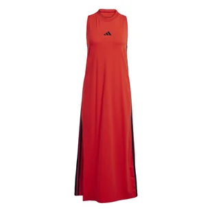 Damska Sukienka ADIDAS W 3S SJ DRE JE1206 – Czerwony - Sukienki - miniaturka - grafika 1