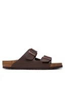 Klapki i japonki męskie - Birkenstock Klapki Arizona Birko-Flor 0051701 Brązowy - miniaturka - grafika 1