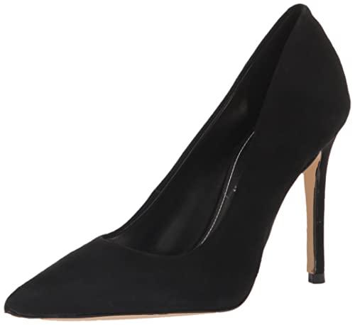 NINE WEST Damskie czółenka Fresh, Czarny zamsz, 37.5 EU