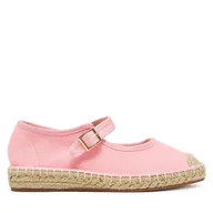 Espadryle damskie - Espadryle DeeZee Q88-512-1 Różowy - miniaturka - grafika 1