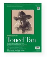 Podobrazia, bloki, papiery - Blok Szkicowy 400 Toned Tan Strathmore 118G, 24K 28X36  Na Spirali - miniaturka - grafika 1