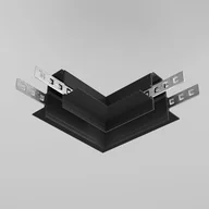 Akcesoria do oświetlenia - MAYTONI EXILITY łącznik L czarny do szyn magnetycznych wpuszczanych 26mm połączenie typu sufit/sufit do płyt GK 12,5mm - miniaturka - grafika 1