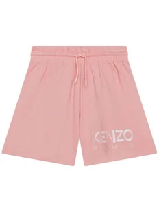 Kenzo Kids Szorty materiałowe K14253 S Różowy Regular Fit - Spodenki damskie - miniaturka - grafika 1