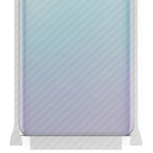 folia naklejka skórka strukturalna na TYŁ+BOKI do Apple iPad Pro 11 (2021) - Carbon Przezroczysty - apgo SKINS - Akcesoria do tabletów i e-booków - miniaturka - grafika 1