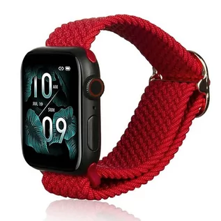 Paski - Beline pasek Apple Watch Textile 38/40/41mm czerwony /red - grafika 1