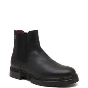 Tommy Hilfiger Skórzane sztyblety THERMO LTH CHEL - Sztyblety męskie - miniaturka - grafika 1