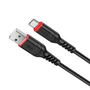 Kable USB - Hoco Kabel Usb Do Usb-C 3a Victory X59 1 Metr Czarny - miniaturka - grafika 1