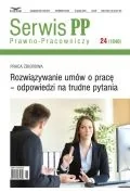 Czasopisma - Infor Rozwiązywanie umów o pracę odpowiedzi na trudne pytania Serwis Prawno-Pracowniczy 24/2016 - miniaturka - grafika 1