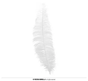 Guirca Dekoracja "Pióro - Retro Gigant - Lata 20", biały, GUIRCA GU17664 - Gadżety dla niej i dla niego - miniaturka - grafika 1