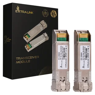 Moduł SFP+ Extralink, 10Gbps, LC/UPC, 1310nm, 10km, single mode, DOM - Pozostałe akcesoria sieciowe Moduł SFP+ Extralink, 10Gbps, LC/UPC, 1310nm, 10km, single mode, DOM - Pozostałe akcesoria sieciowe - miniaturka - grafika 1