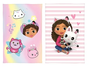 Gabby´s Dollhouse Koc dziecięcy z poduszką z kolekcji Koci Domek Gabi - Koce i narzuty dla dzieci Gabby´s Dollhouse Koc dziecięcy z poduszką z kolekcji Koci Domek Gabi - Koce i narzuty dla dzieci - miniaturka - grafika 1