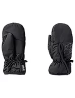 Rękawiczki - Jack Wolfskin Unisex dziecięce rękawiczki Easy Entry Mitten K z palcami, czarne, 92 - miniaturka - grafika 1
