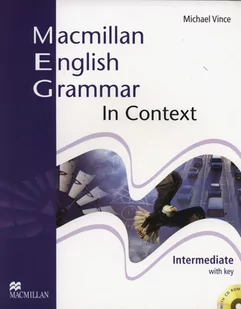 Macmillan English Grammar in Context Intermediate with key + CD - Michael Vince - Książki do nauki języka angielskiego - miniaturka - grafika 1