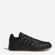 Trampki męskie - Tenisówki męskie z eko skóry do kostki Adidas Hoops 3.0 GY4727 45.5 (UK 10.5) Czarne (4065426318135) (955555903162350) - Outlet - miniaturka - grafika 1