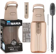 Dzbanki filtrujące - Zestaw 2x szczoteczki do mycia + Butelka Dafi Solid FitMania 0,5 cappuccino - miniaturka - grafika 1