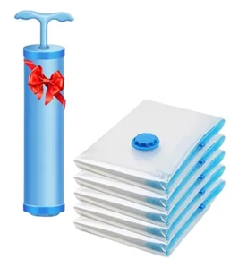 Zestaw 5 szt worki na ubrania organizer próżniowy wodoodporny do szafy 50 x 70 cm - Pokrowce na ubrania Zestaw 5 szt worki na ubrania organizer próżniowy wodoodporny do szafy 50 x 70 cm - Pokrowce na ubrania - miniaturka - grafika 1