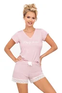 Piżamy damskie - Donna Piżama Simply 1/2 Powder Pink 38 Powder Pink - miniaturka - grafika 1