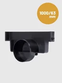 Odwodnienia, kanały i akcesoria - Un System 1000*63 Zaślepka Prawa - Odpływ MX 01709 5903792659614 - miniaturka - grafika 1