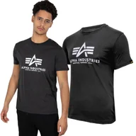 Odzież taktyczna i umundurowanie - Koszulka Alpha Industries Basic 100501 466 - Szara - miniaturka - grafika 1