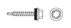 Un Wkręt Samowiertny 4.8*55Mm Ral 9005 WSB 55 9005 5907704426554 - Wkręty - miniaturka - grafika 1