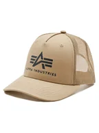 Czapki męskie - Alpha Industries Czapka z daszkiem AI.186902 Beżowy - miniaturka - grafika 1