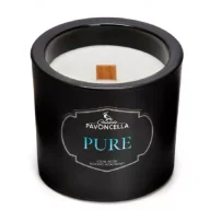 Świece - Świeczka sojowa Pure czarna 170g - miniaturka - grafika 1