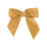 Scrapbooking - Kokarda satynowa 25mm - złoty - 10szt - miniaturka - grafika 1