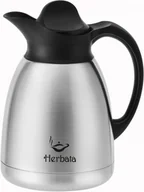 Akcesoria gastronomiczne - Dzbanek stalowy 1,0 l Promis TMH10H nadruk herbata - miniaturka - grafika 1