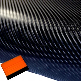 Karbon 4D Folia Okleina Carbon Czarna Czarny Słupki 3M x 50CM Rakla - Akcesoria tuningowe - miniaturka - grafika 1