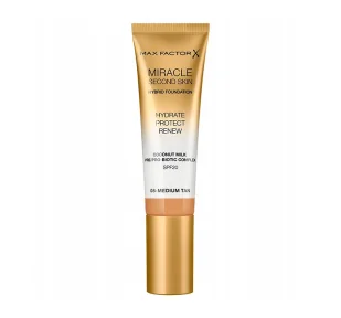 Max Factor Miracle Second Skin SPF20 podkład 30 ml dla kobiet 08 Medium Tan - Podkłady do twarzy - miniaturka - grafika 1