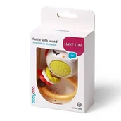 Gryzaki dla dzieci - BabyOno grzechotka z dźwiękiem Sówka 1588 - miniaturka - grafika 1