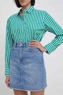 Spódnice - Pepe Jeans spódnica jeansowa MINI SKIRT HW kolor niebieski mini prosta PL901124MN9 - miniaturka - grafika 1